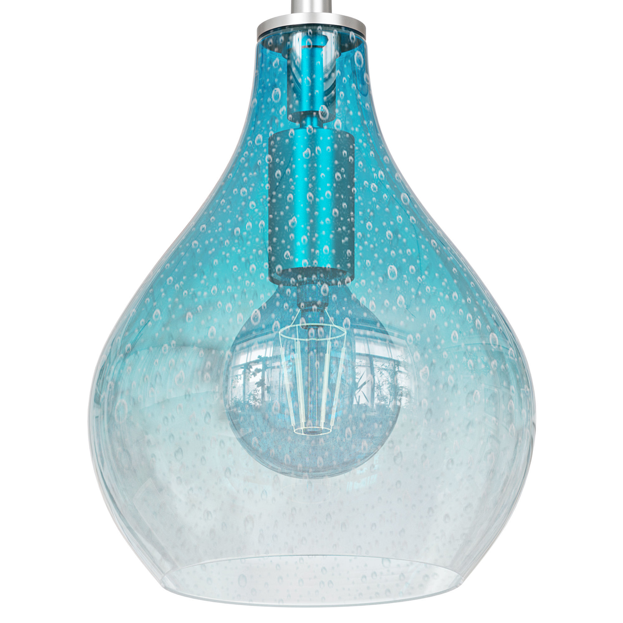 Jamie Young Curved Pendant 3D model_2