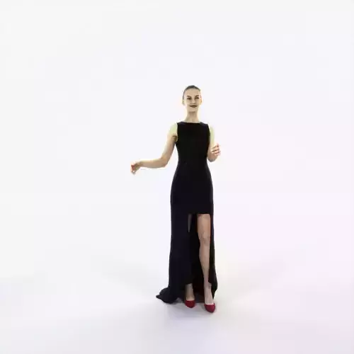 Beauty 08B Couple Pointing Event Elegant Woman