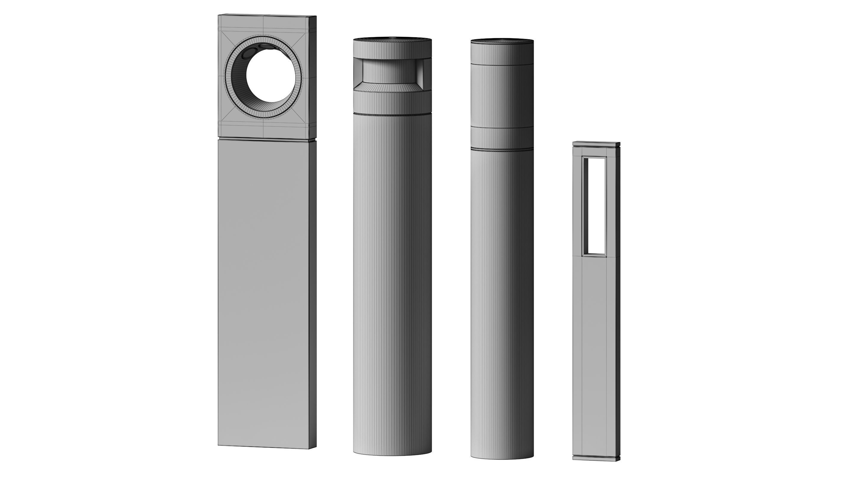 Platek - TUBE MENHIR SLIM MOON 3D model_1