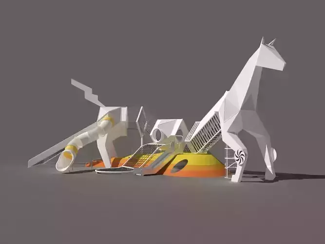 Horse themed amusement park