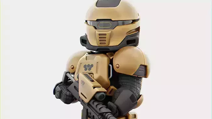 TROOPER XX-2000   RIGGED 3D model