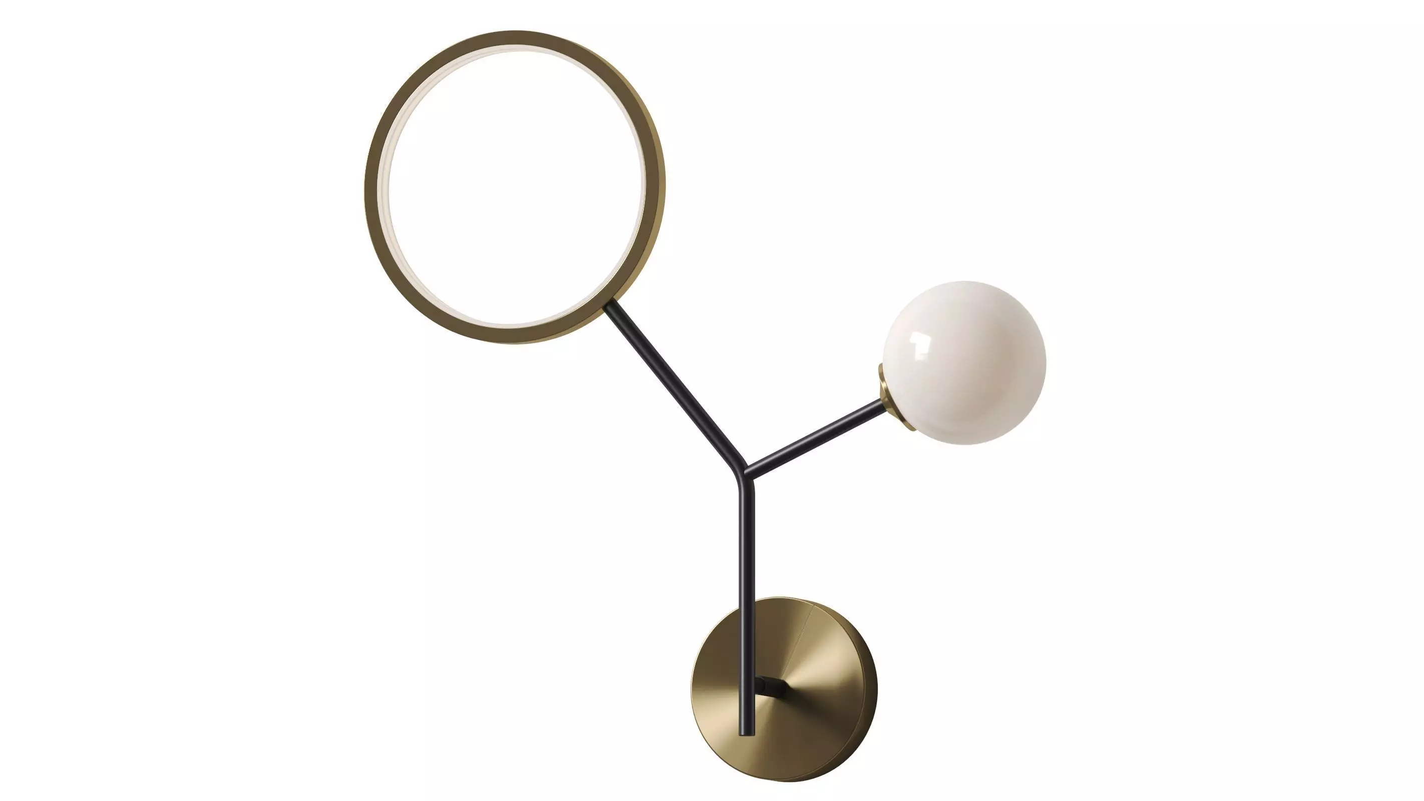 Decorstly Brass Branch Wall Sconce 3D model_0