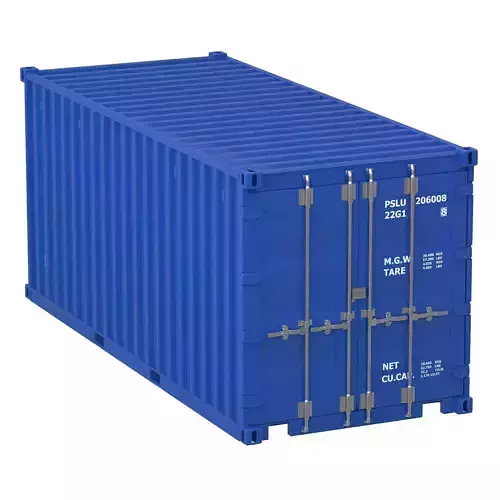 20 ft Container blue