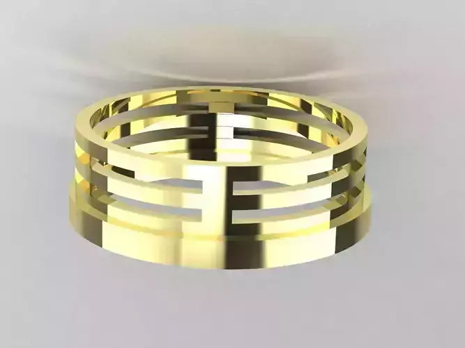 Triple Arc Belt Ring