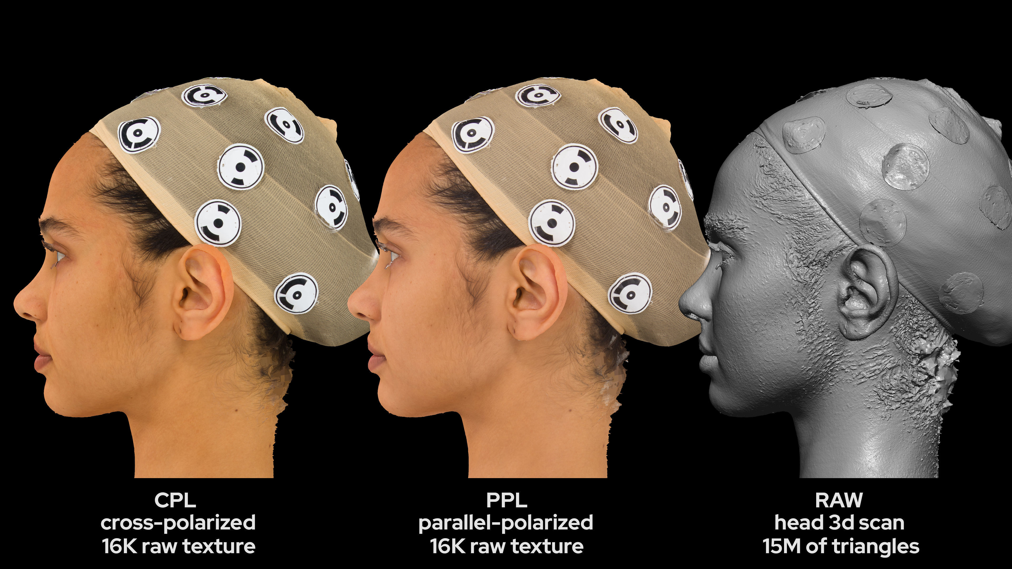 Middle East Female 20s head scan 033 3D model_6