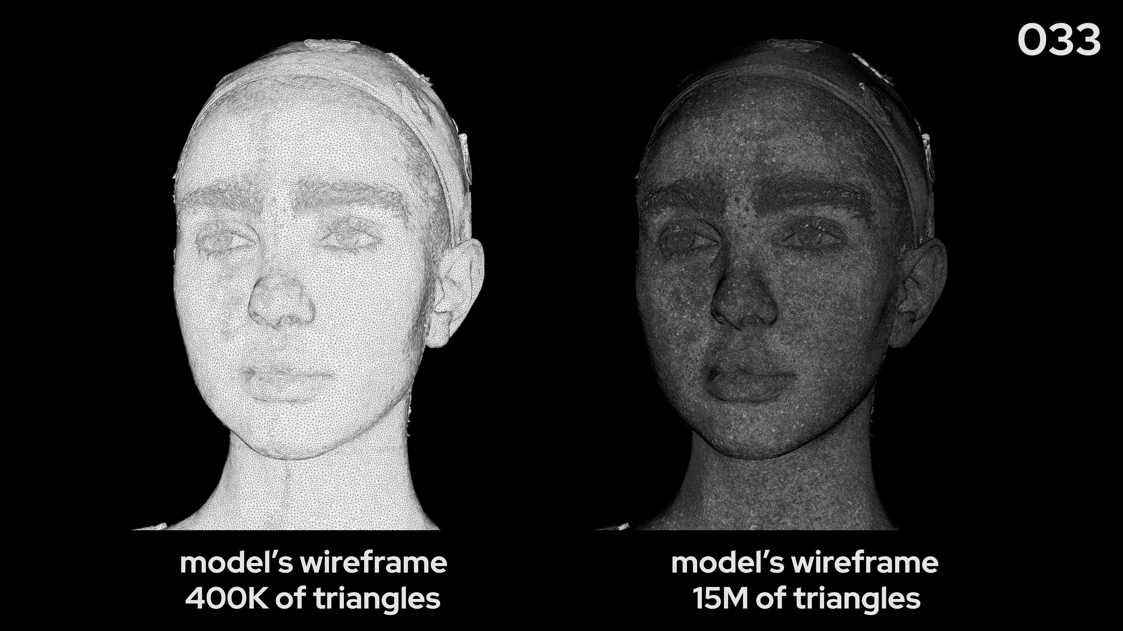 Middle East Female 20s head scan 033 3D model_7