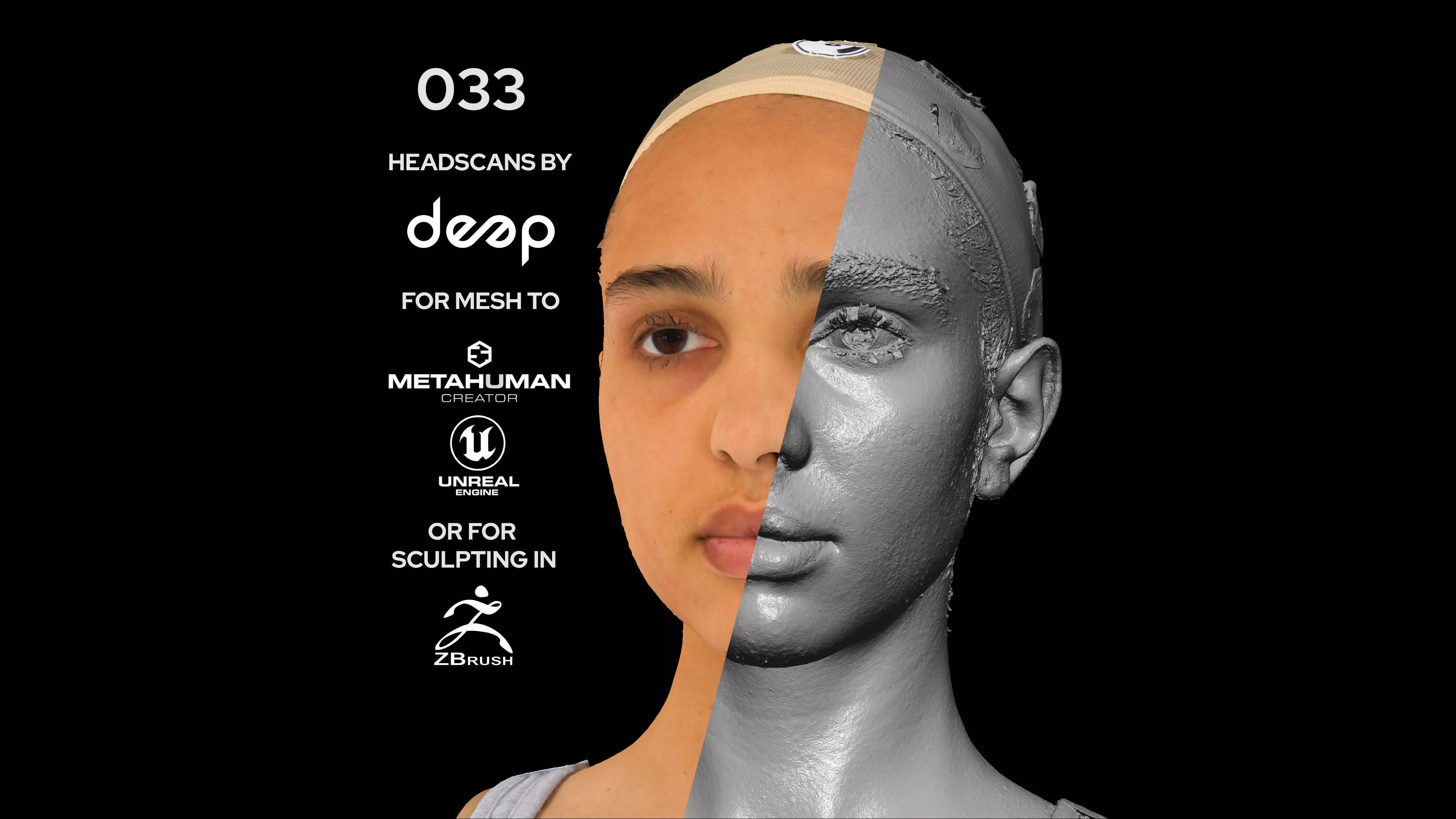 Middle East Female 20s head scan 033 3D model_0