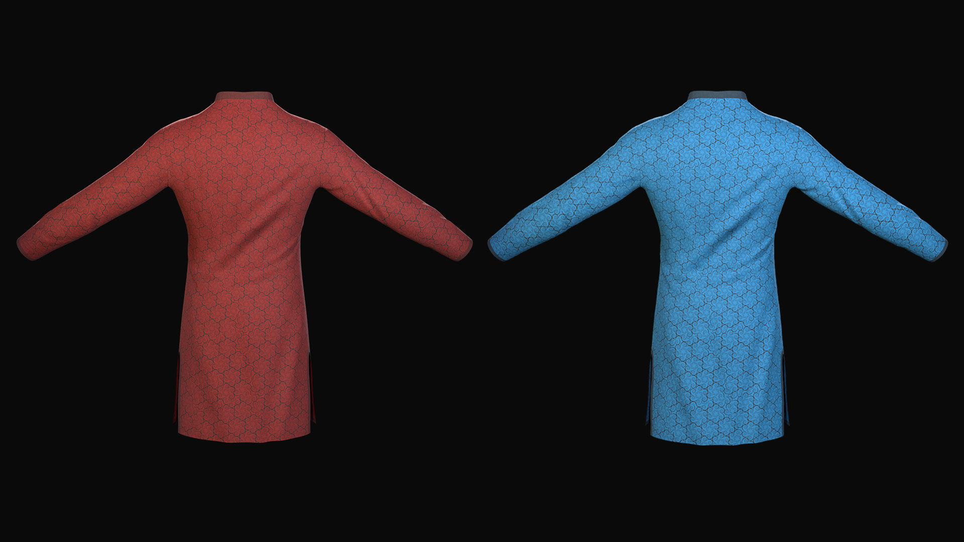 Punjabi A Traditional Cloth for Men 3D model_3