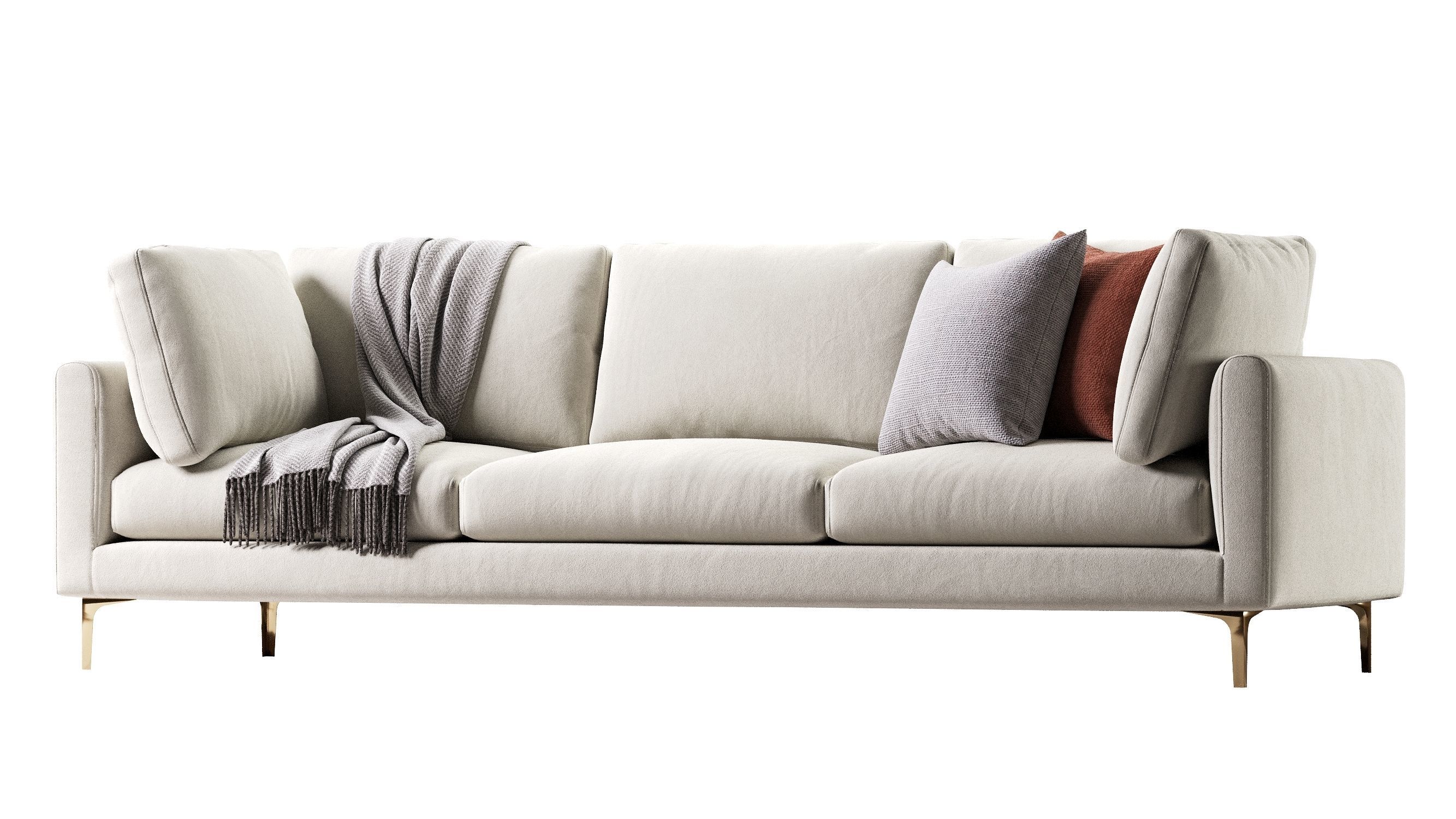 Adams Sofa 3 Seat 3D model_7