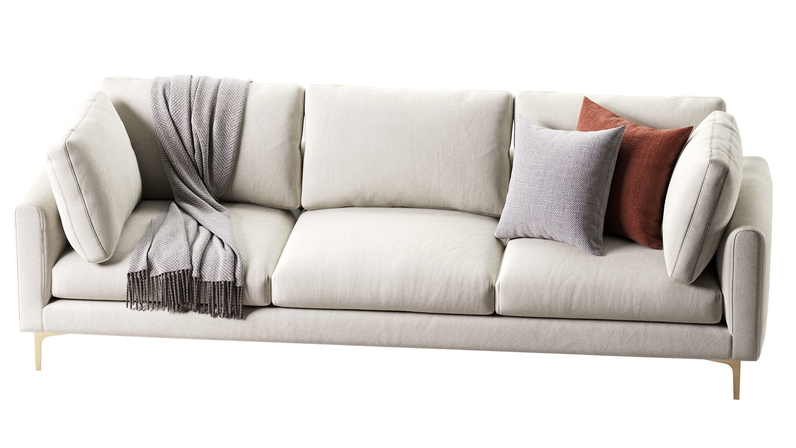 Adams Sofa 3 Seat 3D model_9