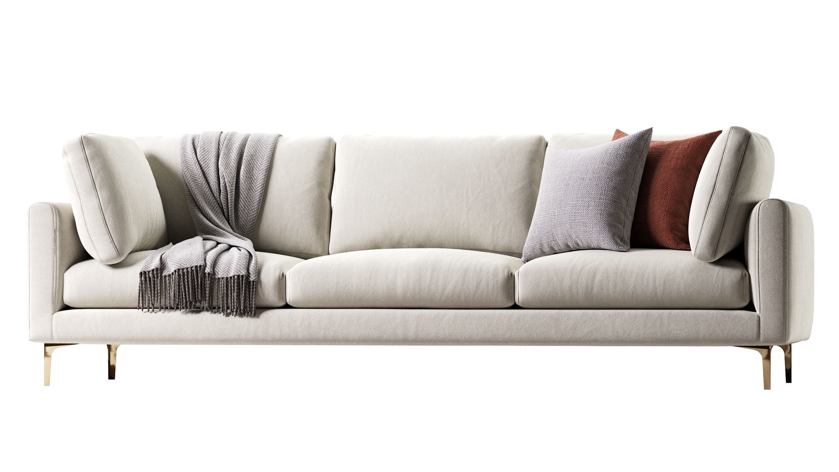 Adams Sofa 3 Seat 3D model_5