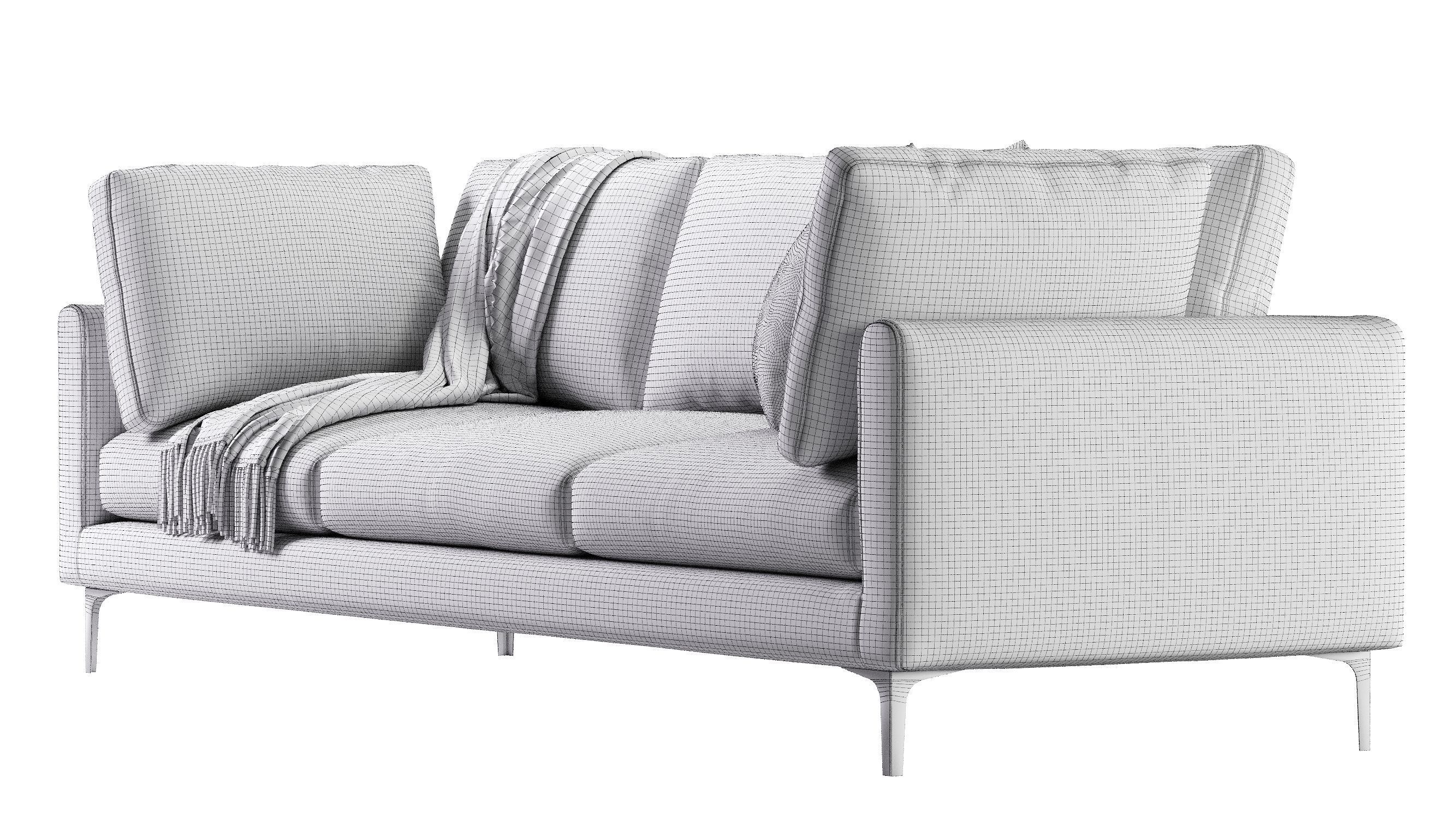 Adams Sofa 3 Seat 3D model_12