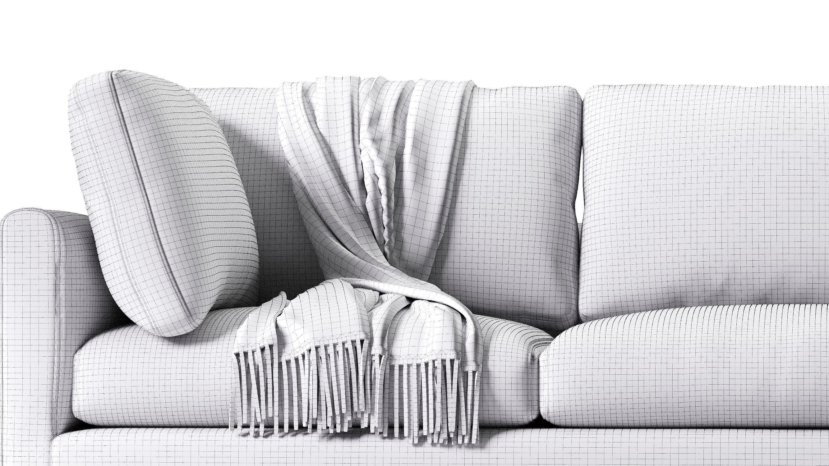 Adams Sofa 3 Seat 3D model_23