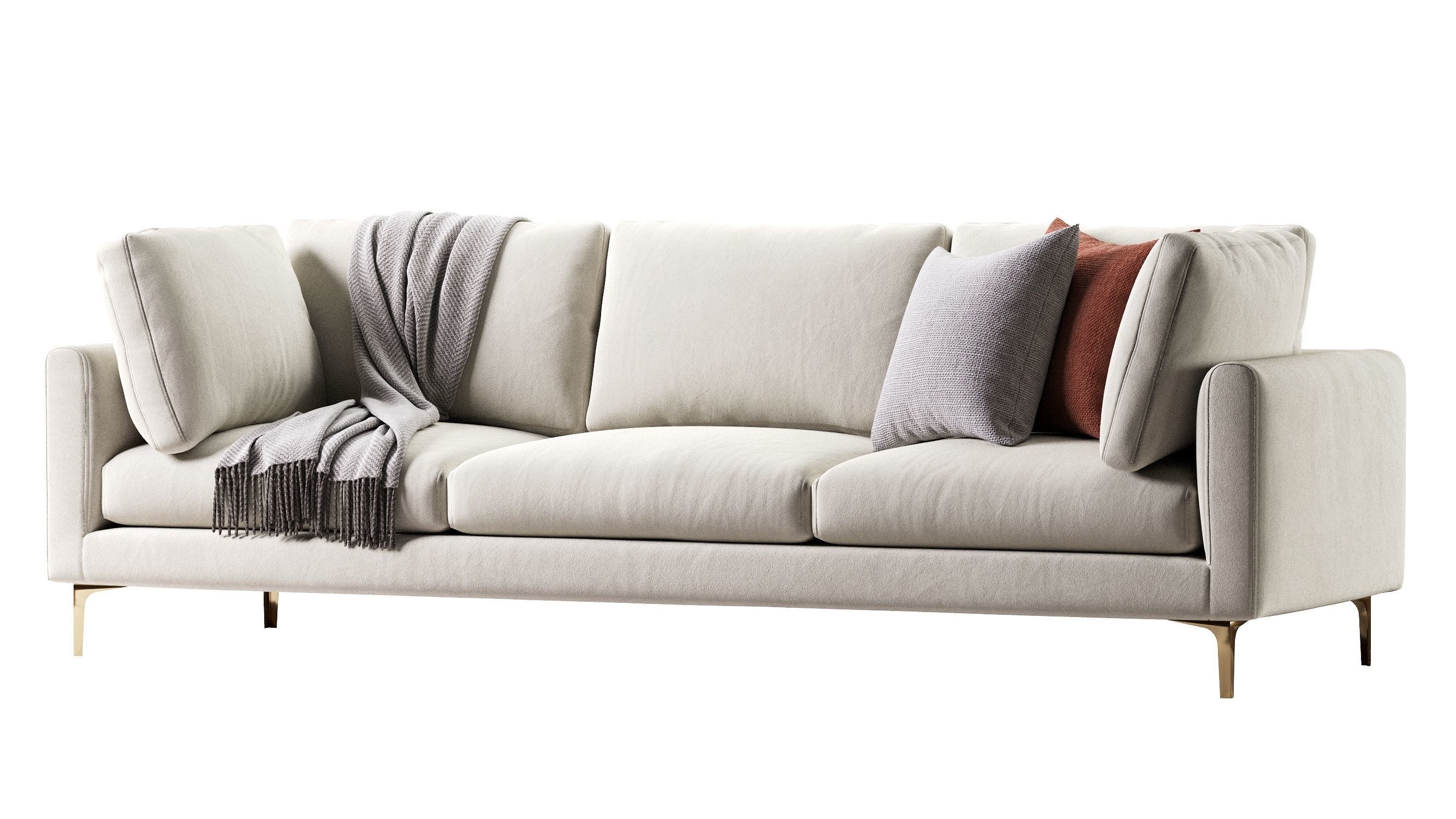 Adams Sofa 3 Seat 3D model_1