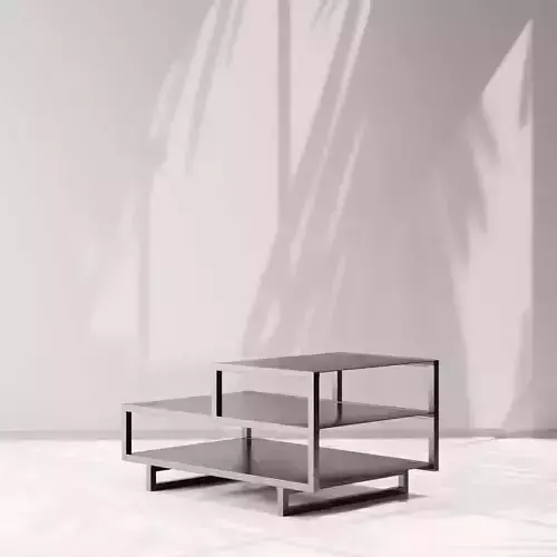 Philo Como Coffee Table Steel 3D model