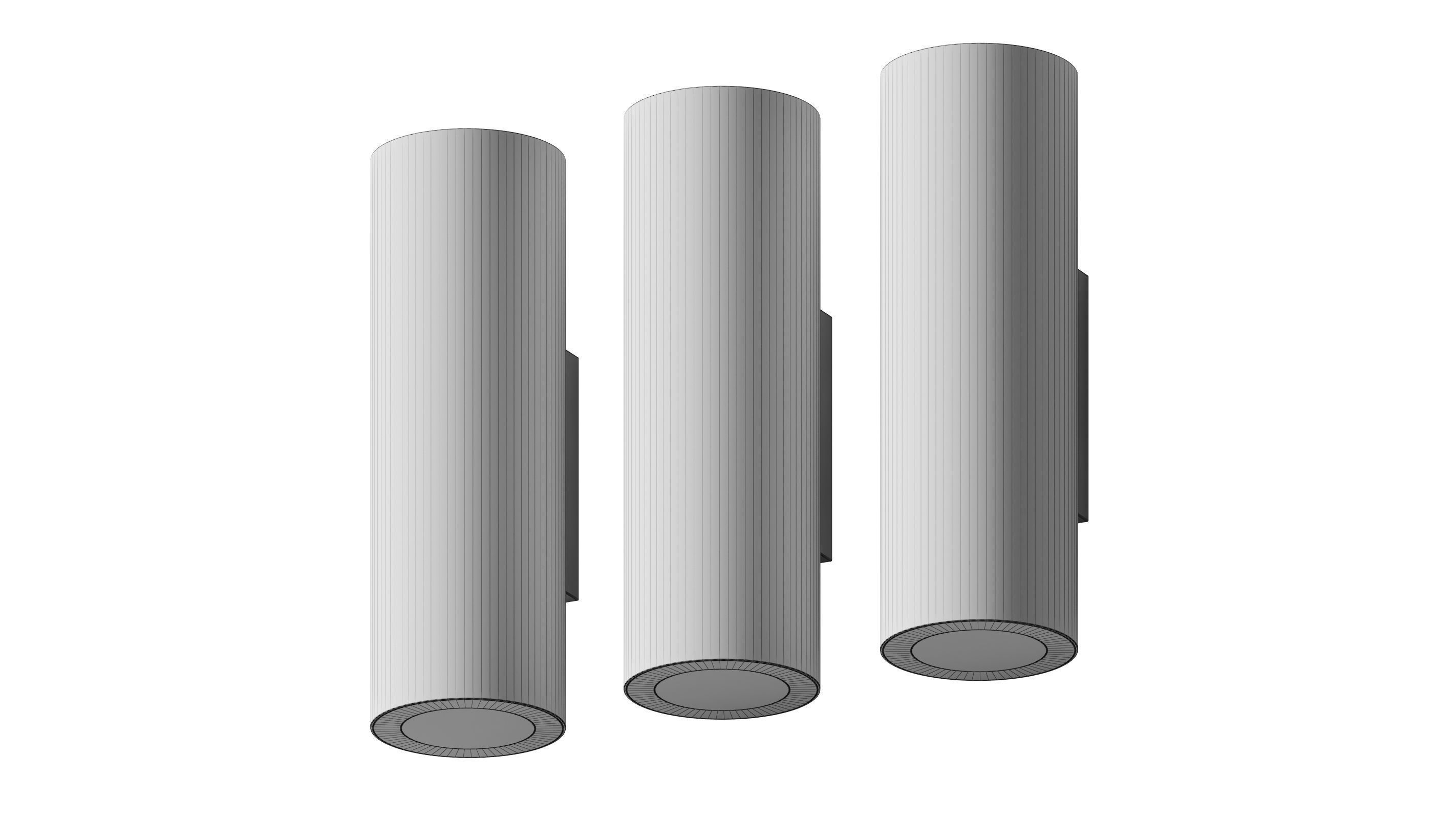 Leds C4 Pipe Wall Fixture 3D model_3