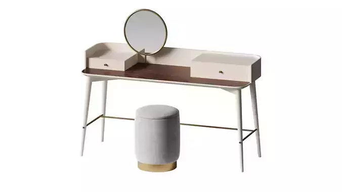 Praddy Naica with pouf