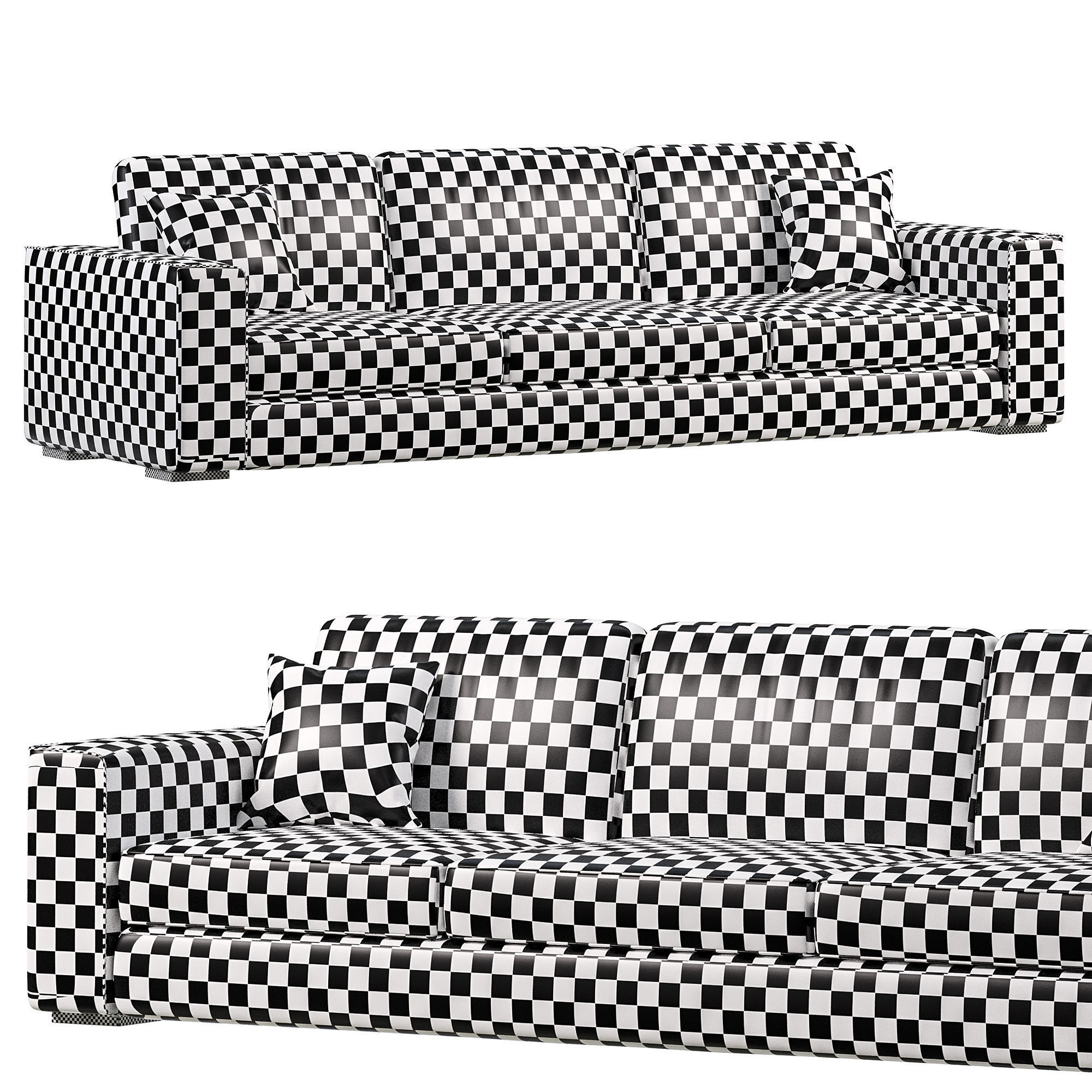 Gold Sofa 2 by laskasas  3D model_4