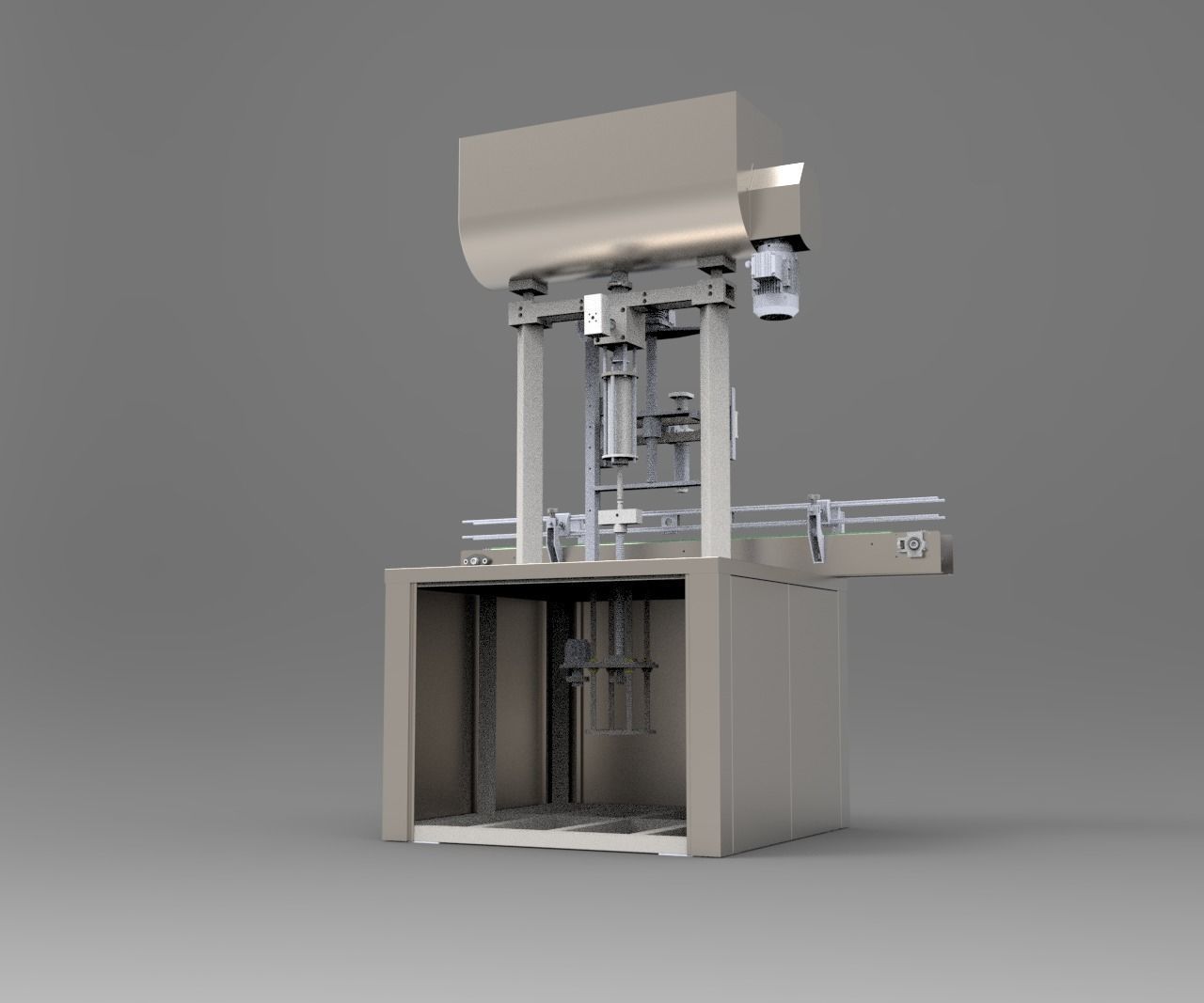 chocolate Filling Machine  3D model_3