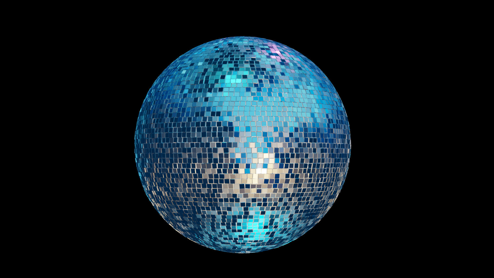Disco ball 3D model_9