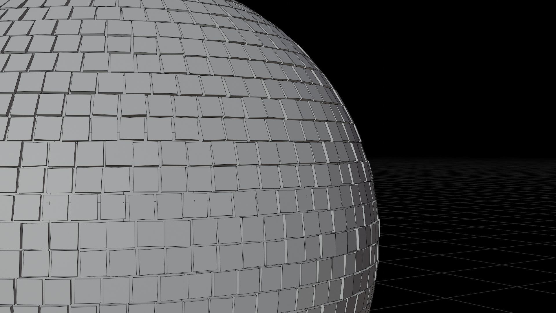 Disco ball 3D model_13
