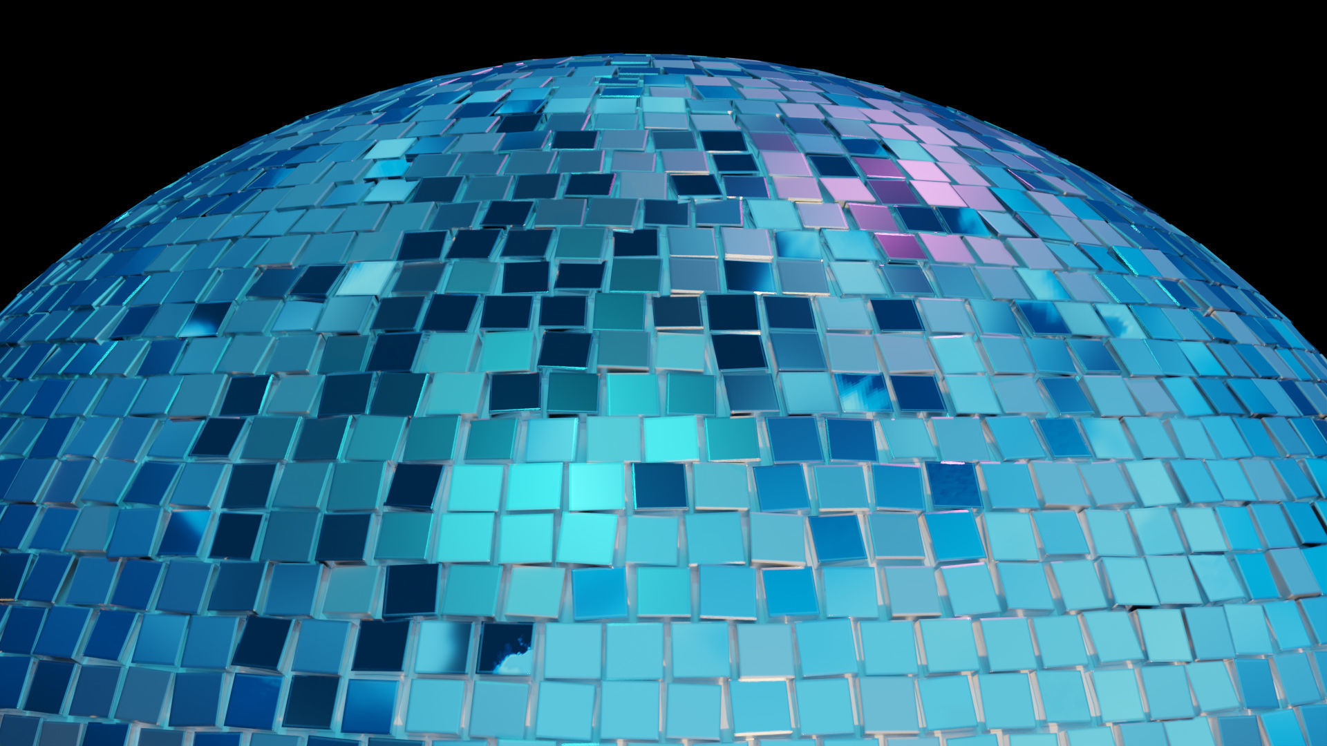 Disco ball 3D model_12