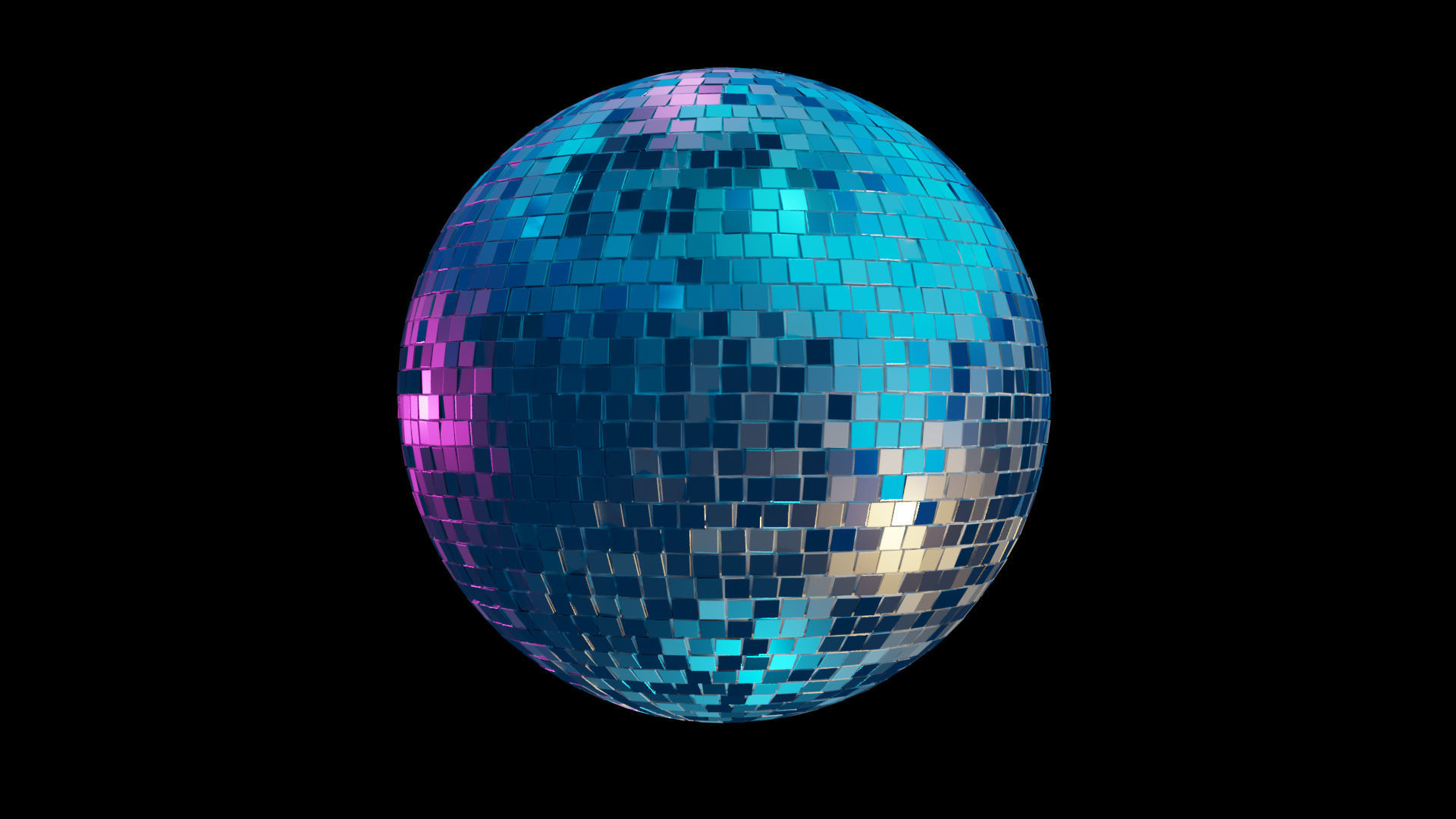 Disco ball 3D model_6