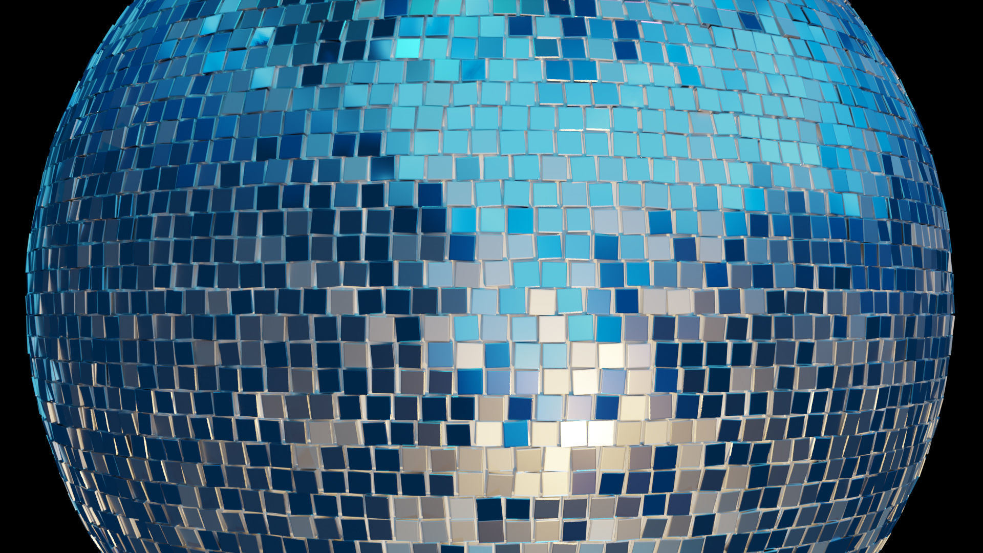 Disco ball 3D model_10