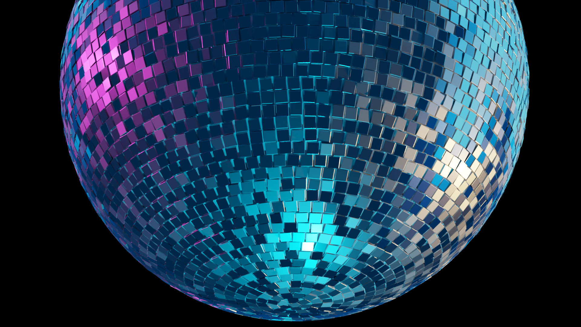 Disco ball 3D model_11