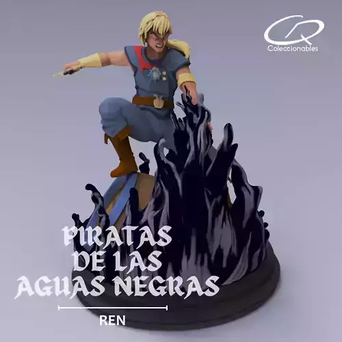 Pirates of the Dark Water - Ren Diorama 3D print model