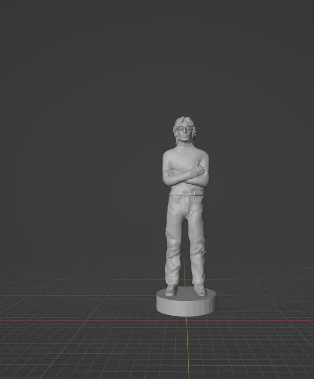 John Lennon 3D print model_0