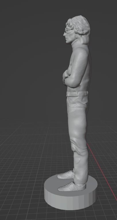 John Lennon 3D print model_9