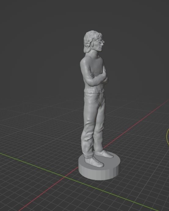 John Lennon 3D print model_1