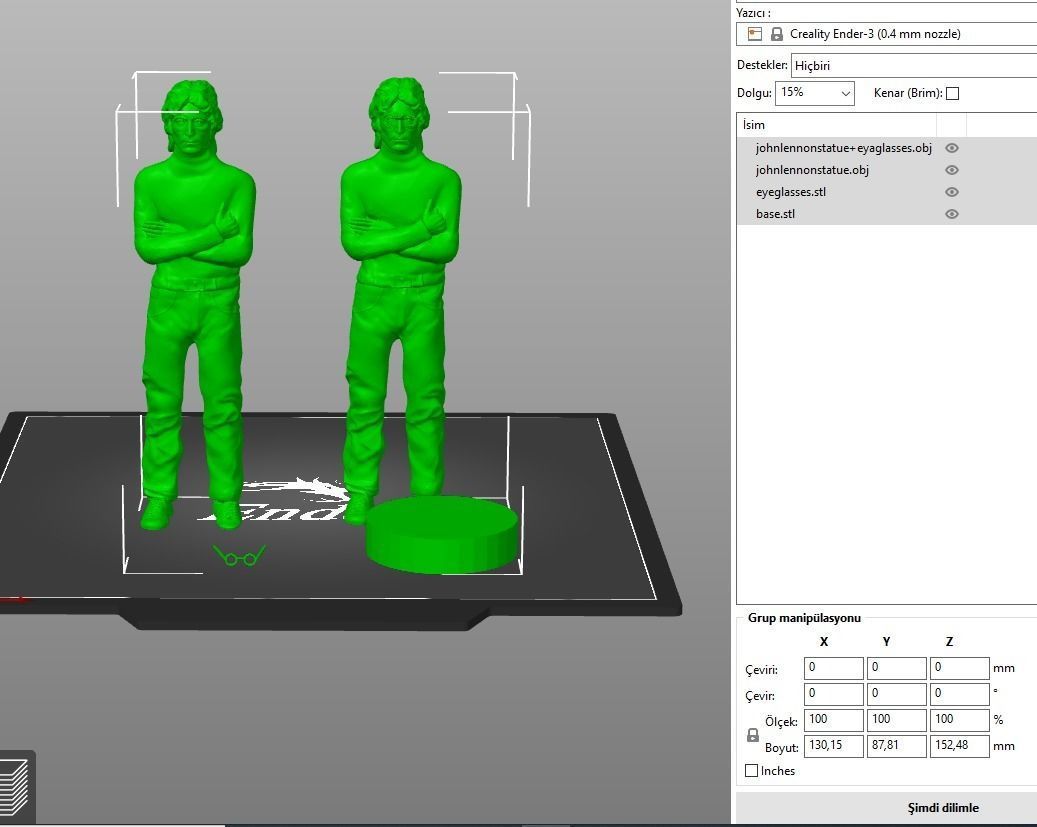 John Lennon 3D print model_22