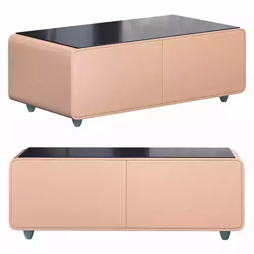 champagne smart coffee table by homary