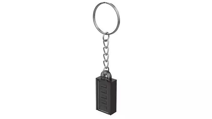 Keychain - Spooky Door - It - Printable 3d model - STL files