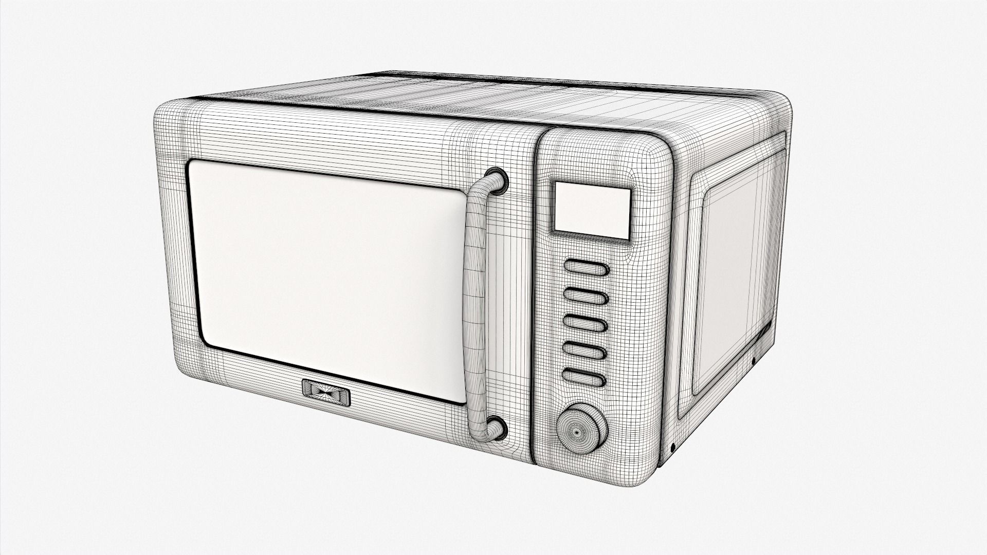 Haden HERITAGE Microwave 3D model CGTrader