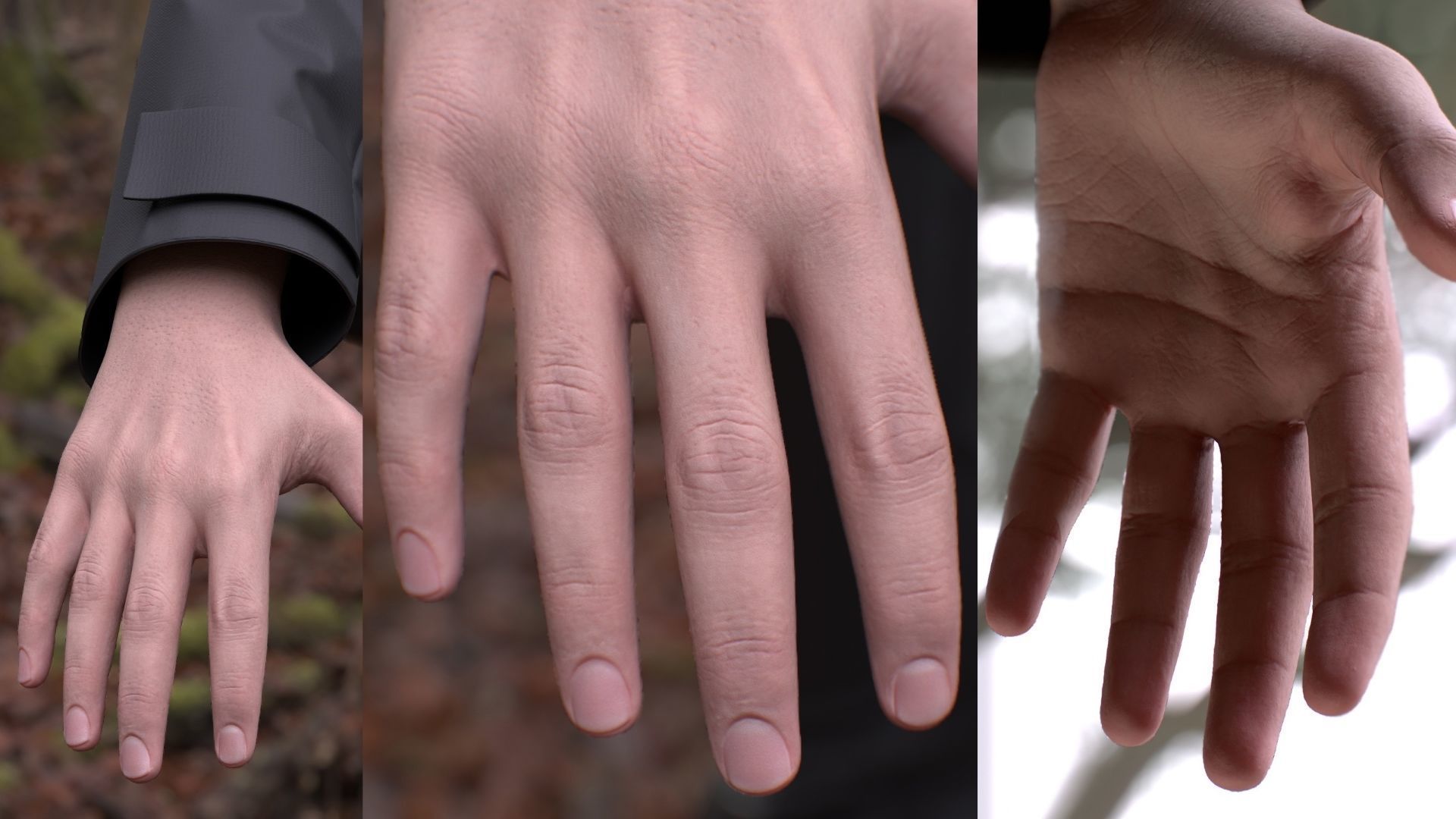 Man Backpacker - Modular - Rigged Low-poly 3D model_16