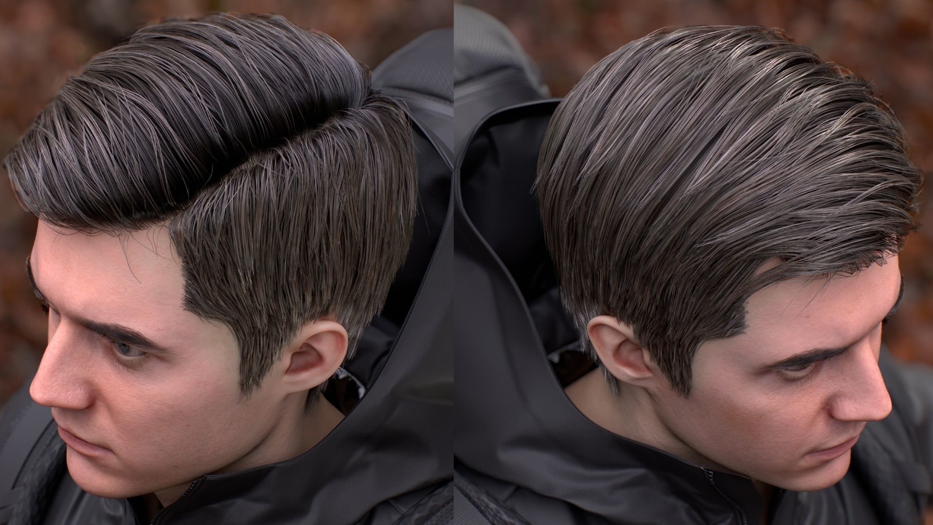 Man Backpacker - Modular - Rigged Low-poly 3D model_11