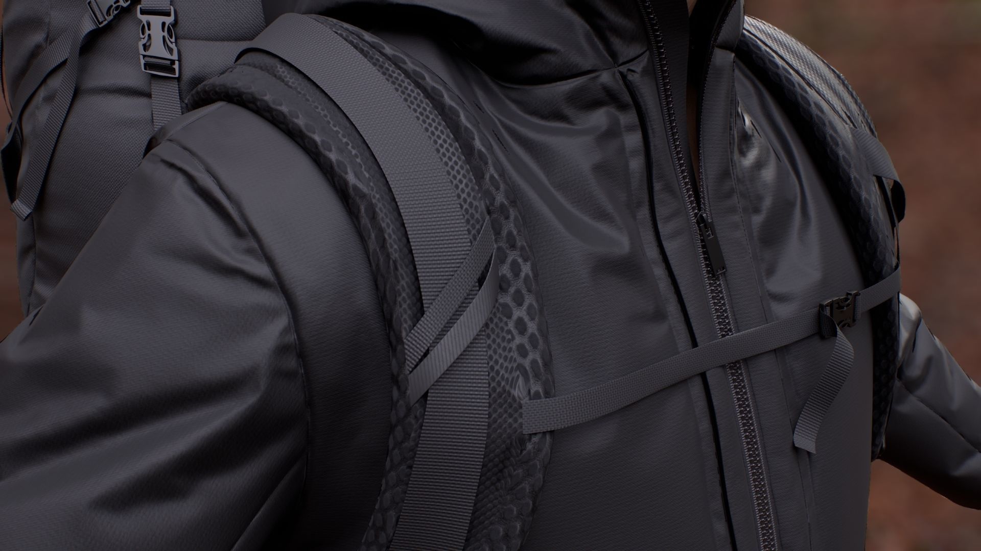 Man Backpacker - Modular - Rigged Low-poly 3D model_18