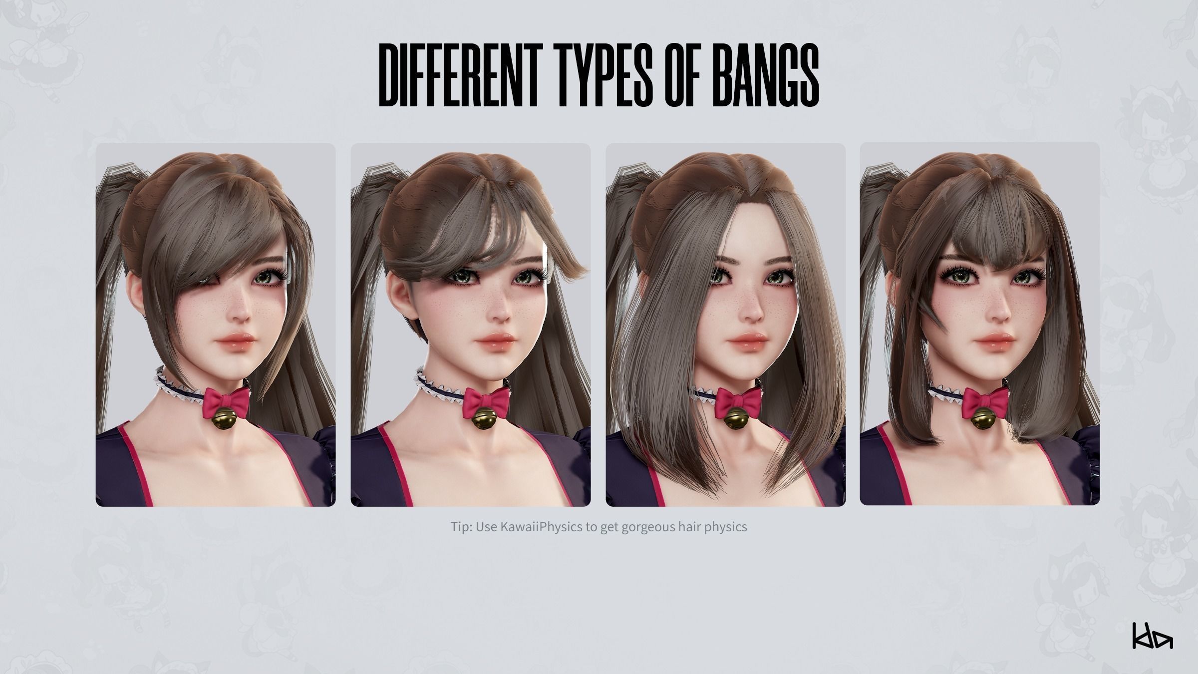 Dress Up Maids - Game Ready Low-poly 3D model_8