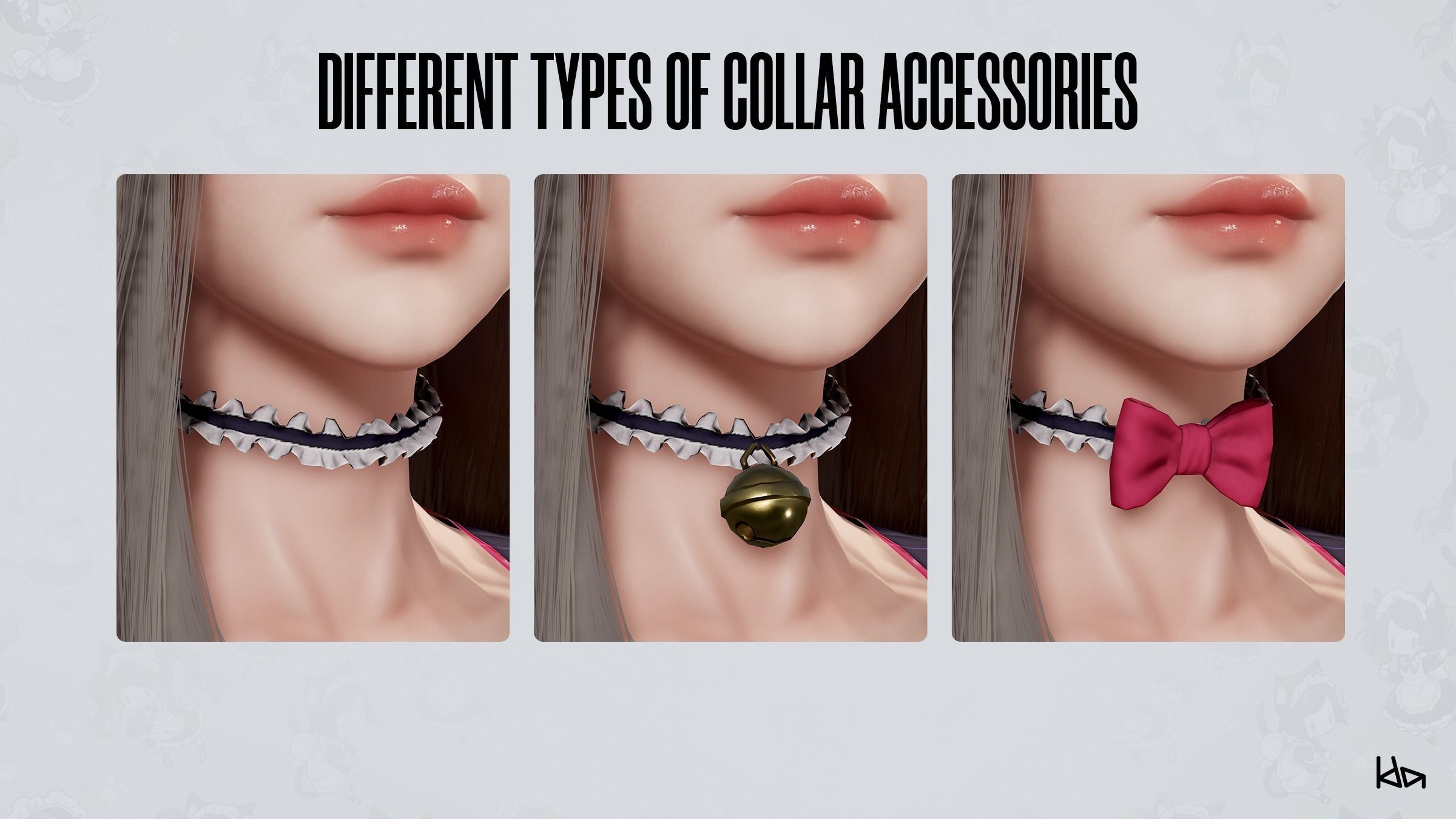 Dress Up Maids - Game Ready Low-poly 3D model_11