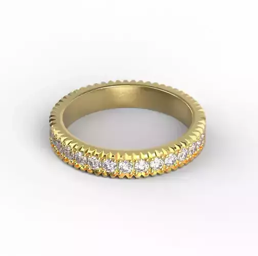 211015 R eternity ring with 30gems 2mm 3D print model