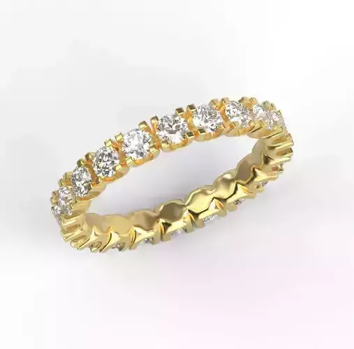 210830 R eternity ring 20gems 3D print model