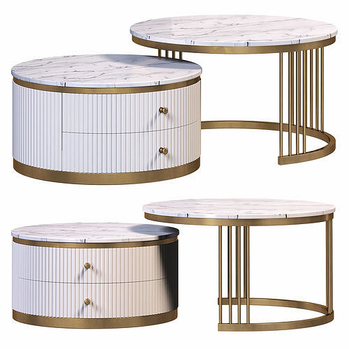 coffee table by homary 3D model | CGTrader