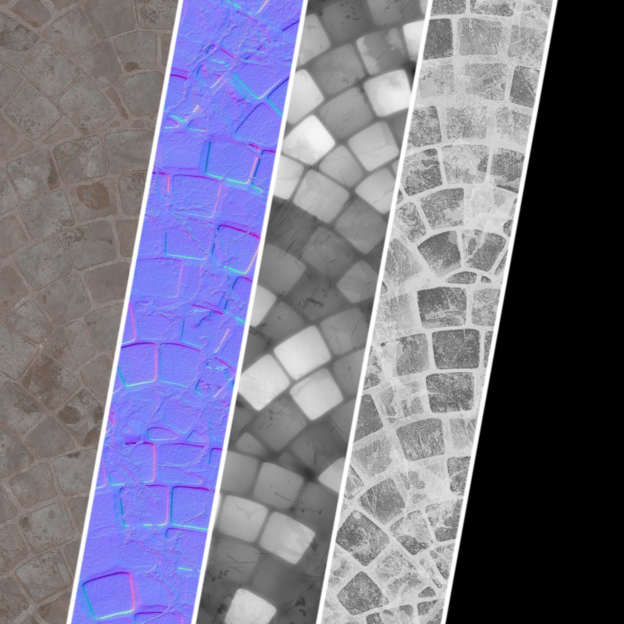 Pavement Materials 44- Eurofan Stone Paving Sbsar Pbr Seamless Texture_3