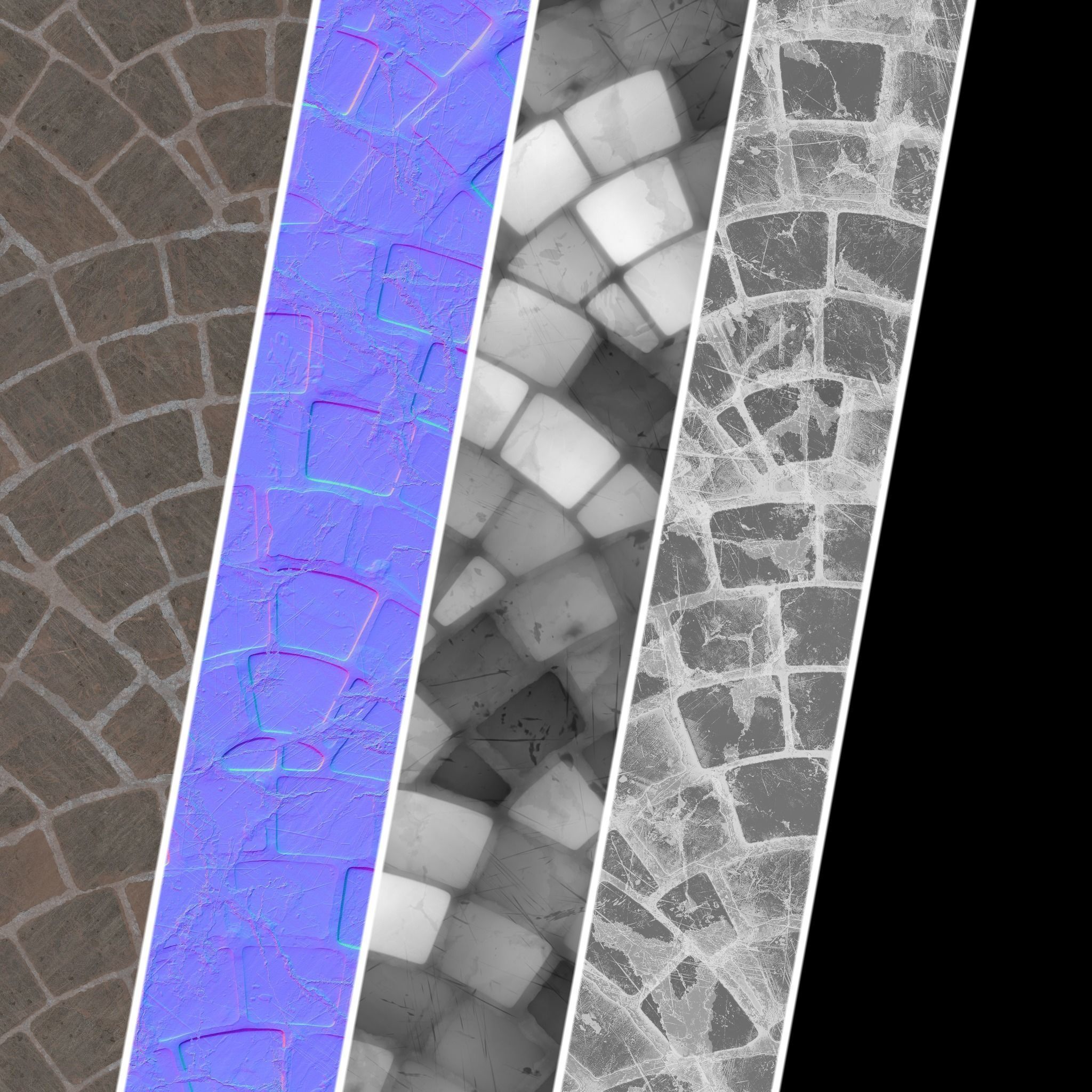 Pavement Materials 44- Eurofan Stone Paving Sbsar Pbr Seamless Texture_6