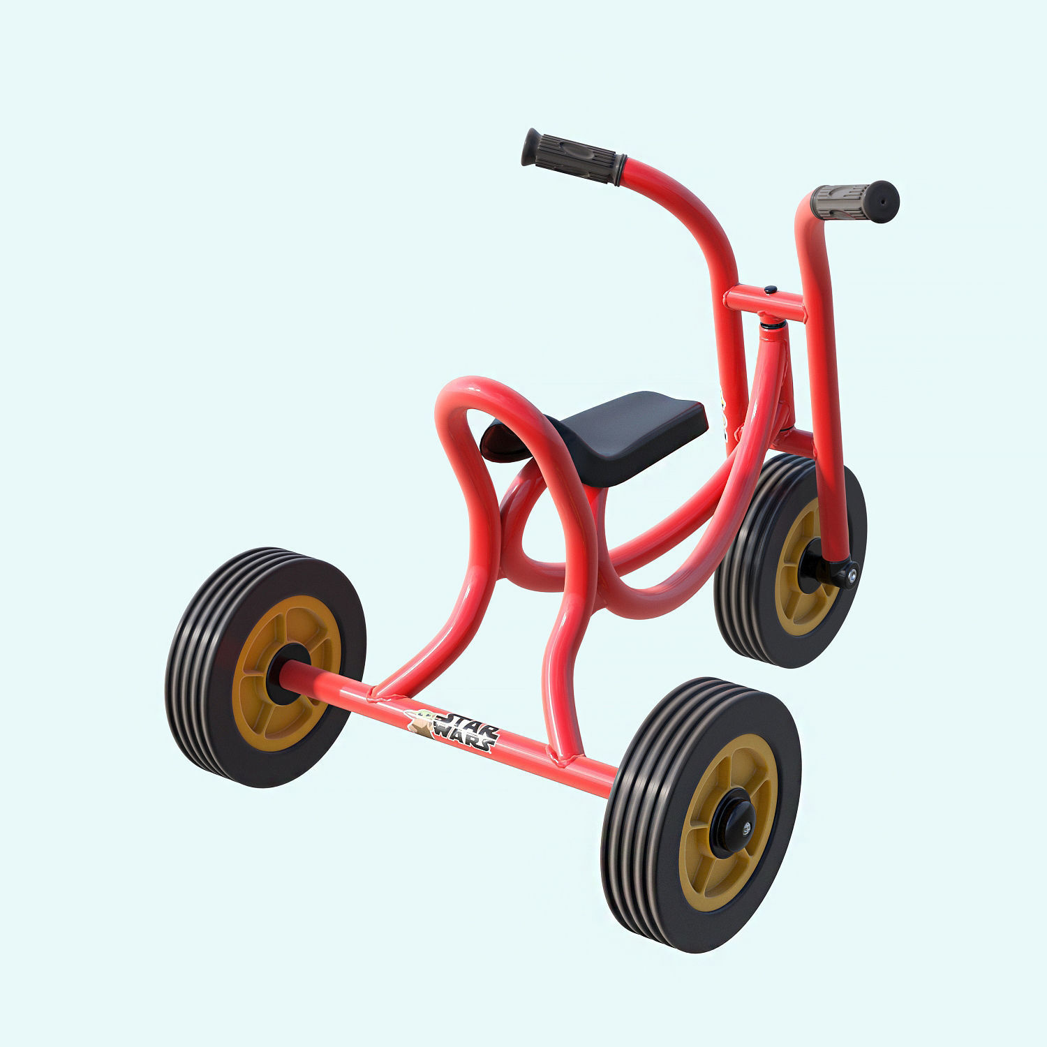 Weplay Push Trike Kid Bicycle Children bike 3D model_2