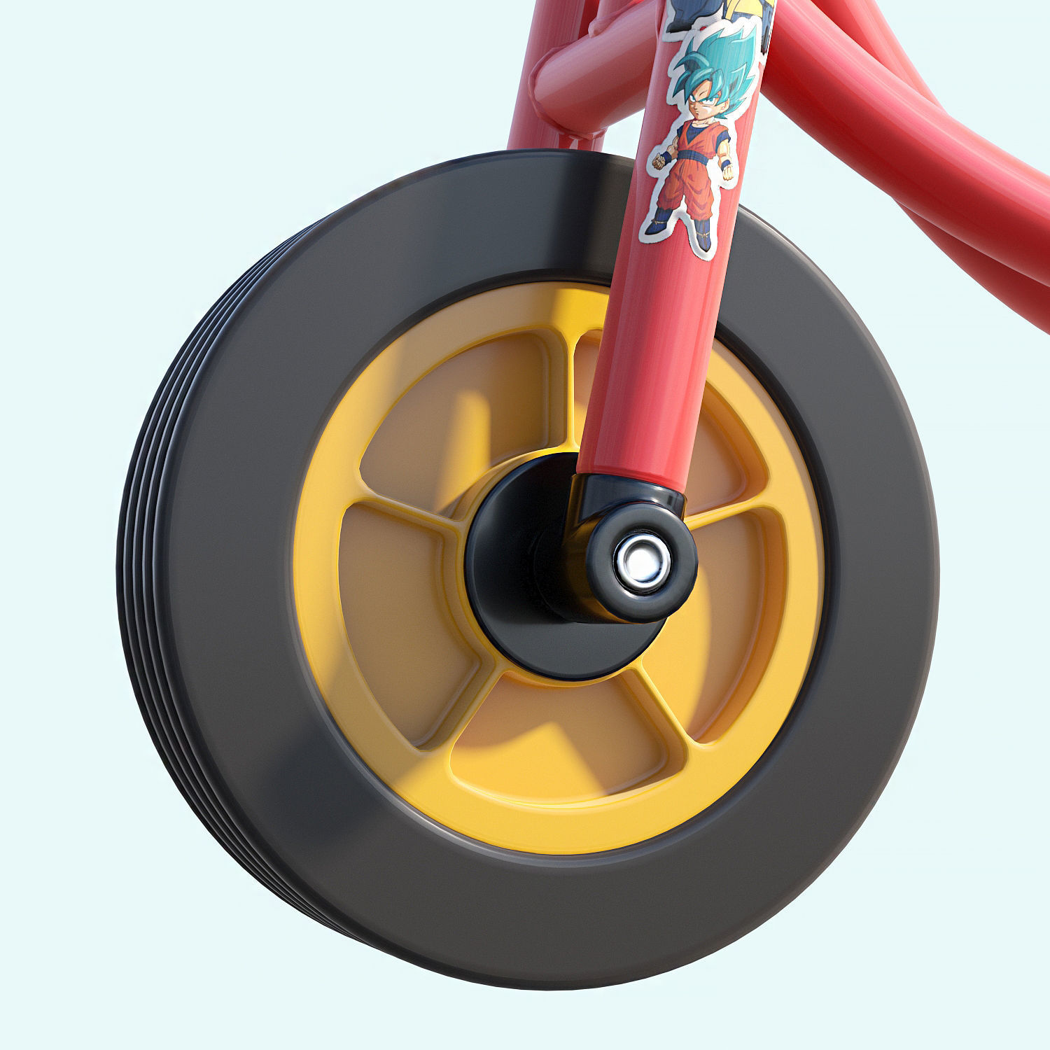 Weplay Push Trike Kid Bicycle Children bike 3D model_5