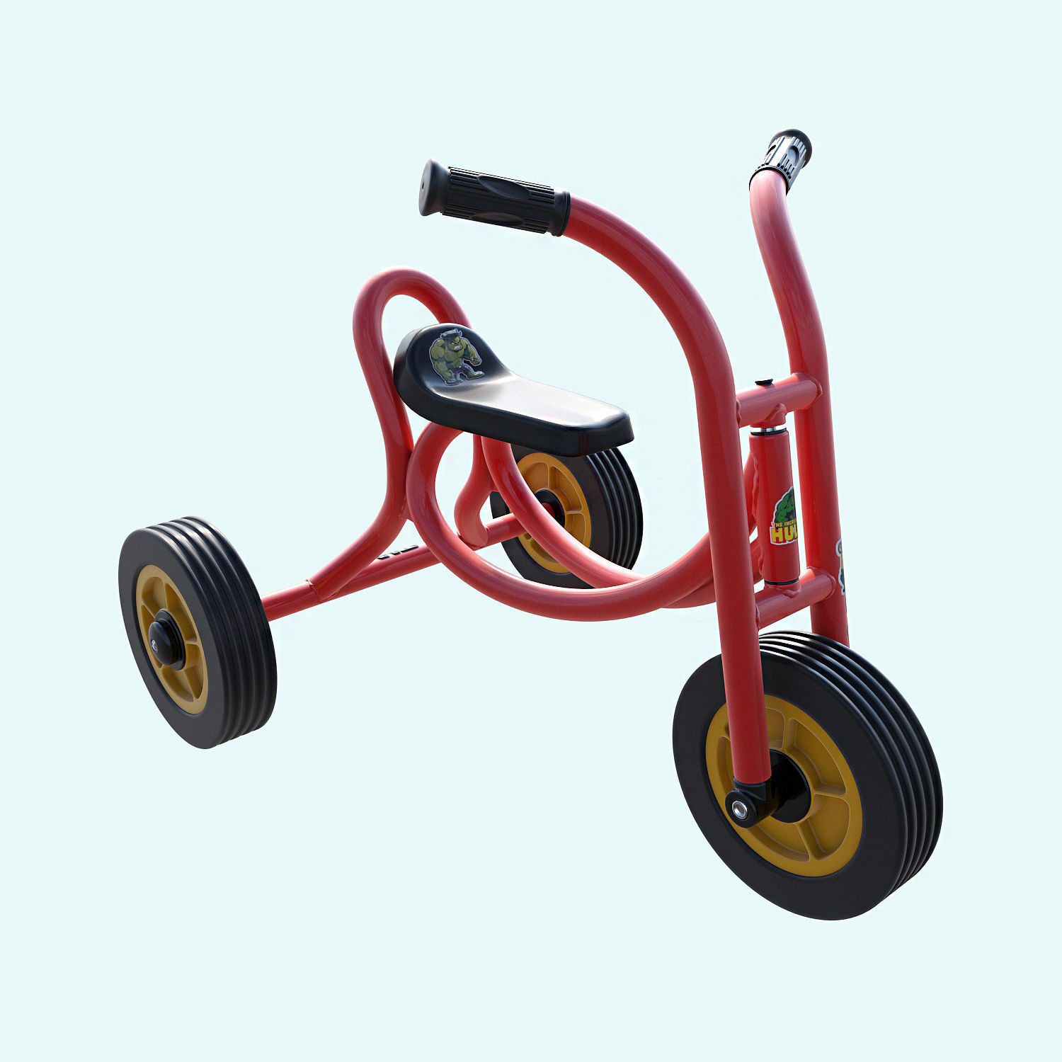 Weplay Push Trike Kid Bicycle Children bike 3D model_1